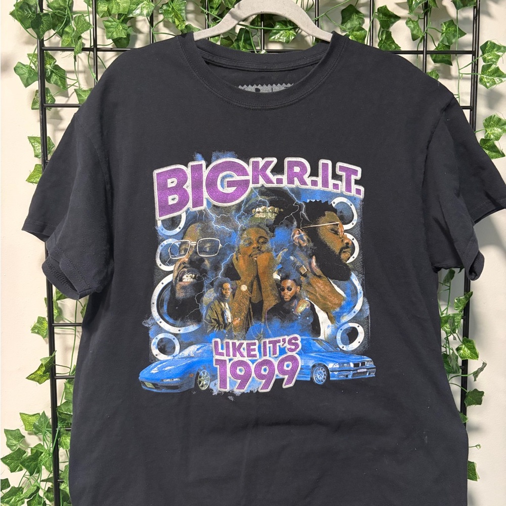 Big KRIT Black Graphic Cotton Tee